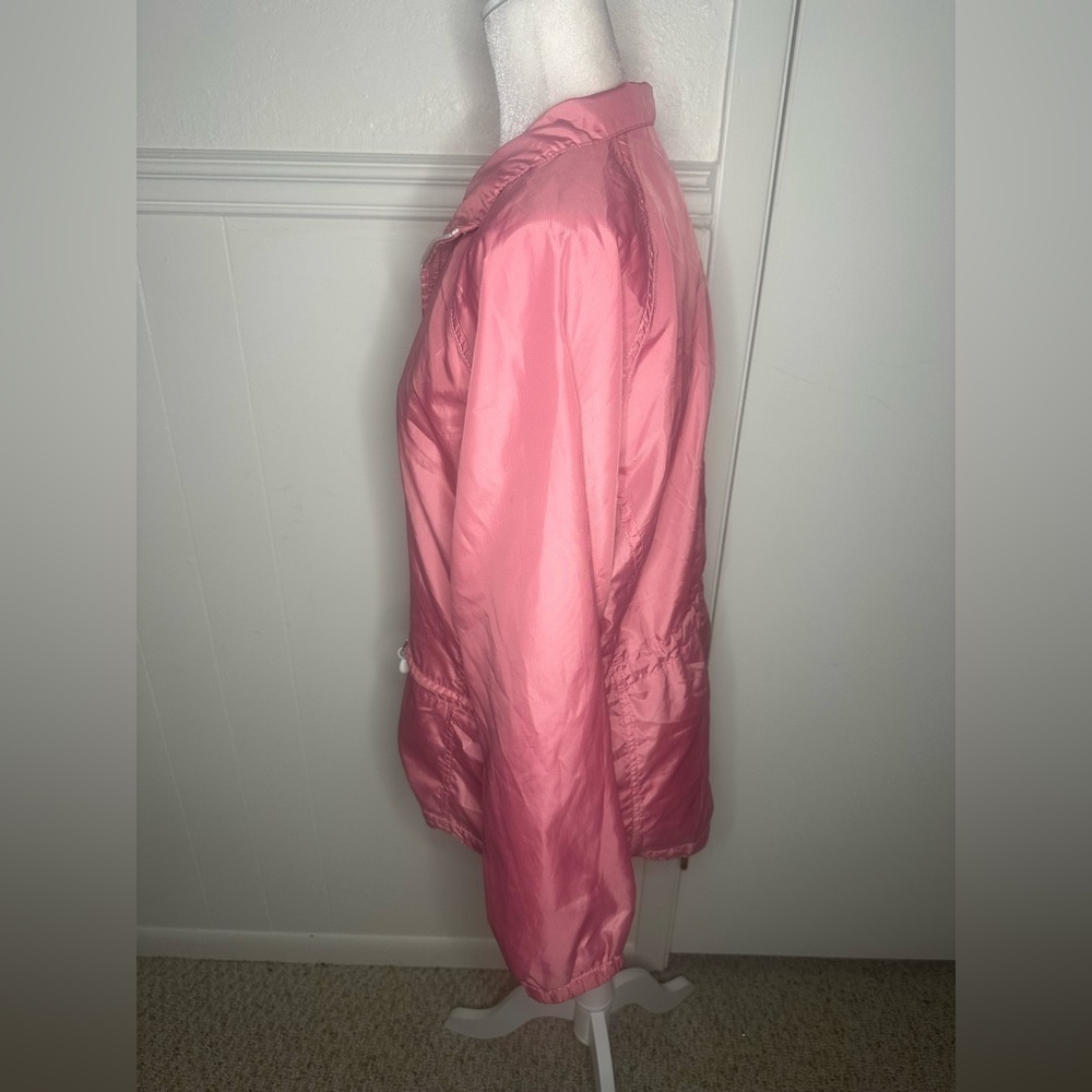 Eddie Bauer Pink Outdoor Windbreaker Jacket size M - Picture 5 of 10